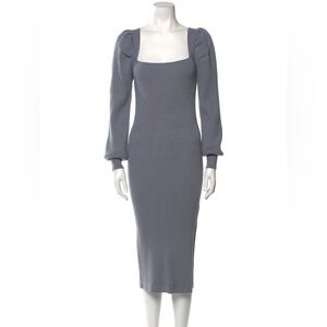 House of Harlow 1960 square neckline midi
